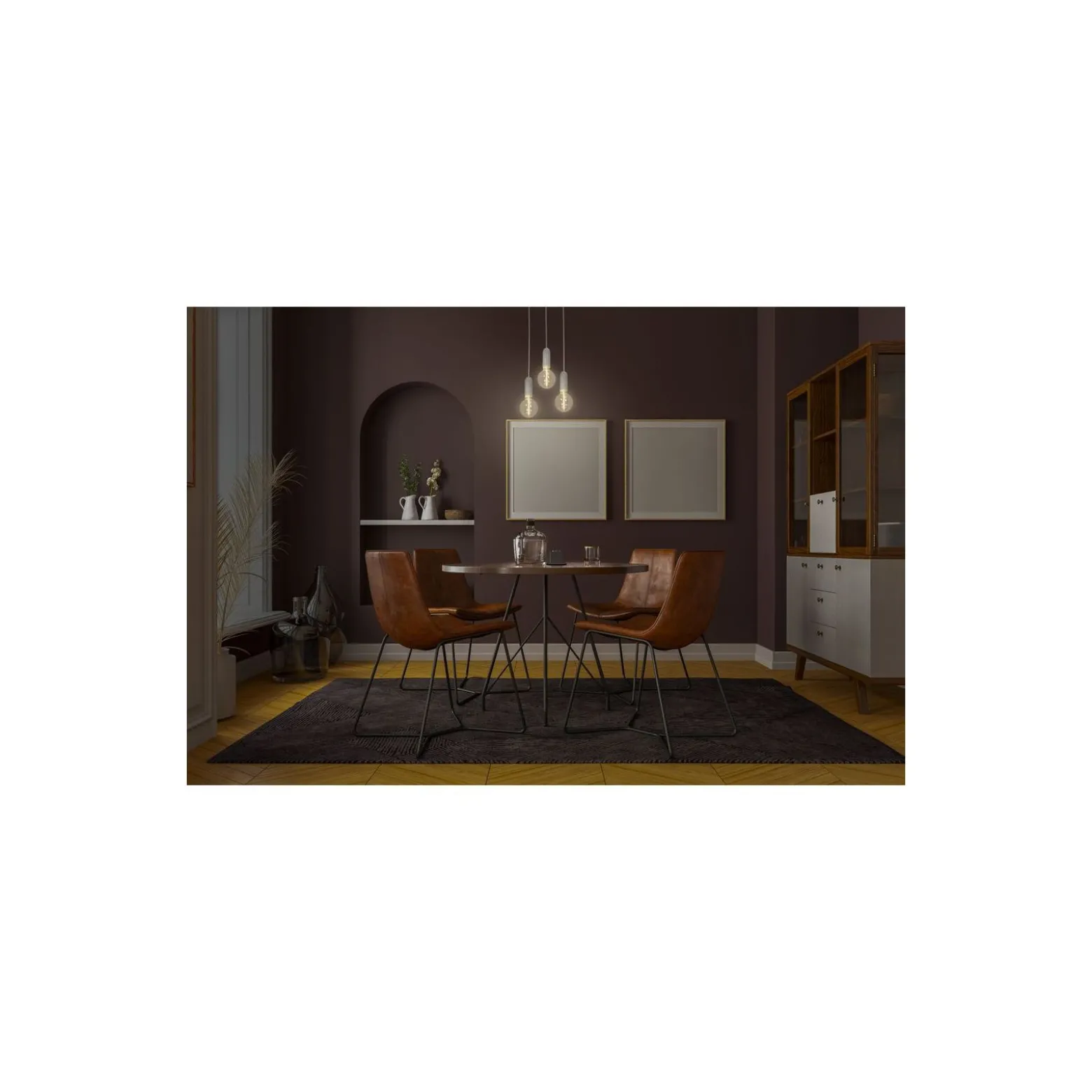 Ledvance Classic LED E27 Päron Matt 10W 1055lm - 827 Extra Varm Vit | Rörelse- Och Ljussensor - Ersättare 75W