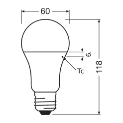 Ledvance Classic LED E27 Päron Matt 14W 1521lm - 827 Extra Varm Vit | Ersättare 100W