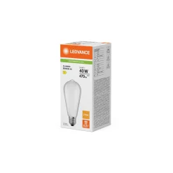 Ledvance Classic LED E27 Päron Matt 3.4W 470lm - 827 Extra Varm Vit | Ersättare 40W