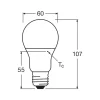 Ledvance Classic LED E27 Päron Matt 8.5W 806lm - 840 Kallvit | Ersättare 60W - Återvunnet