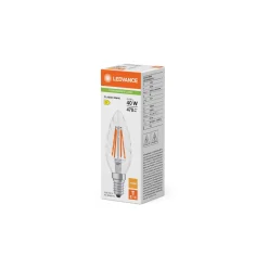 Ledvance Classic LED E14 TWisted Kronljus Filament Klar 3.4W 470lm - 827 Extra Varm Vit | Ersättare 40W