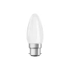 Ledvance Classic Performance LED Lampa B22d Kronljus Filament Matt 4.8W 470lm - 827 Extra Varm Vit | Dimbar - Ersättare 40W