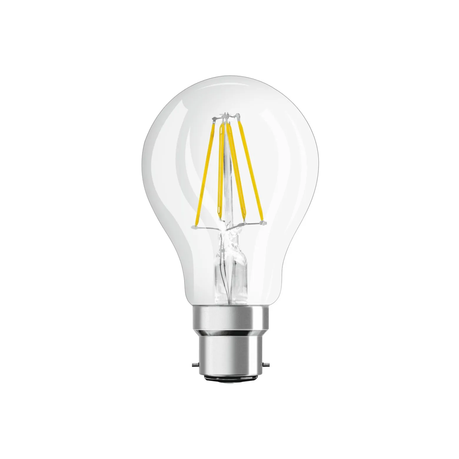 Ledvance Classic Performance LED Lampa B22d Päron Filament Klar 4W 470lm - 827 Extra Varm Vit | Ersättare 40W