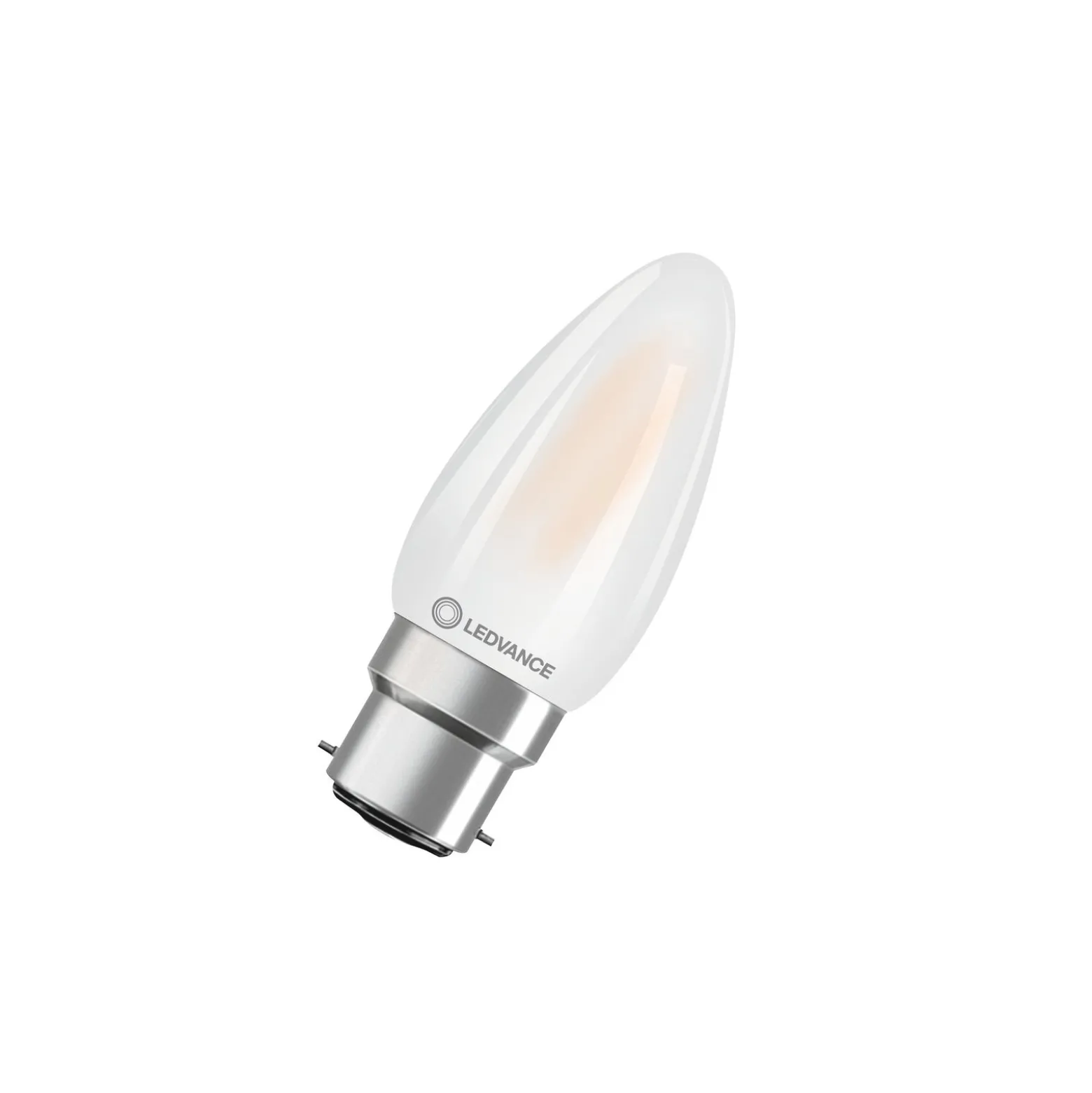 Ledvance Classic Superior LED Lampa B22d Kronljus Filament Matt 3.4W 470lm - 927 Extra Varm Vit | Bästa färgåtergivning - Dimbar - Ersättare 40W