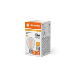 Ledvance Classic Superior LED Lampa E27 Päron Filament Matt 13.8W 1521lm - 927 Extra Varm Vit | Bästa färgåtergivning - Dimbar - Ersättare 100W