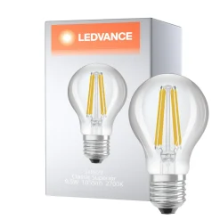 Ledvance Classic Superior LED Lampa E27 Päron Filament Klar 9.5W 1055lm - 927 Extra Varm Vit | Bästa färgåtergivning - Dimbar - Ersättare 75W