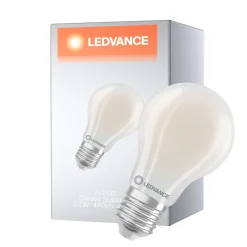 Ledvance Classic Superior LED Lampa E27 Päron Filament Matt 2.2W 470lm - 840 Kallvit | Ersättare 40W