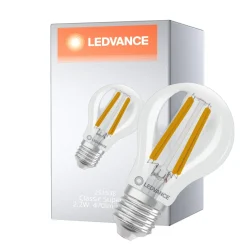 Ledvance Classic Superior LED Lampa E27 Päron Filament Klar 2.2W 470lm - 840 Kallvit | Ersättare 40W