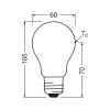 Ledvance Classic Superior LED Lampa E27 Päron Filament Matt 5W 1055lm - 840 Kallvit | Ersättare 75W