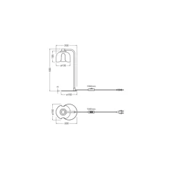 Ledvance Decor Corolle Bordslampa Röd | Passande för G9