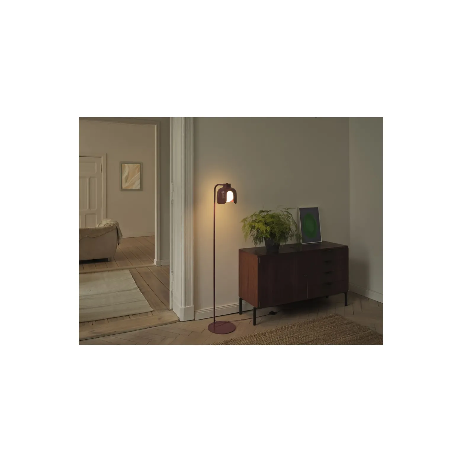 Ledvance Decor Corolle Golvlampa Röd | 270mm - Passande för E27