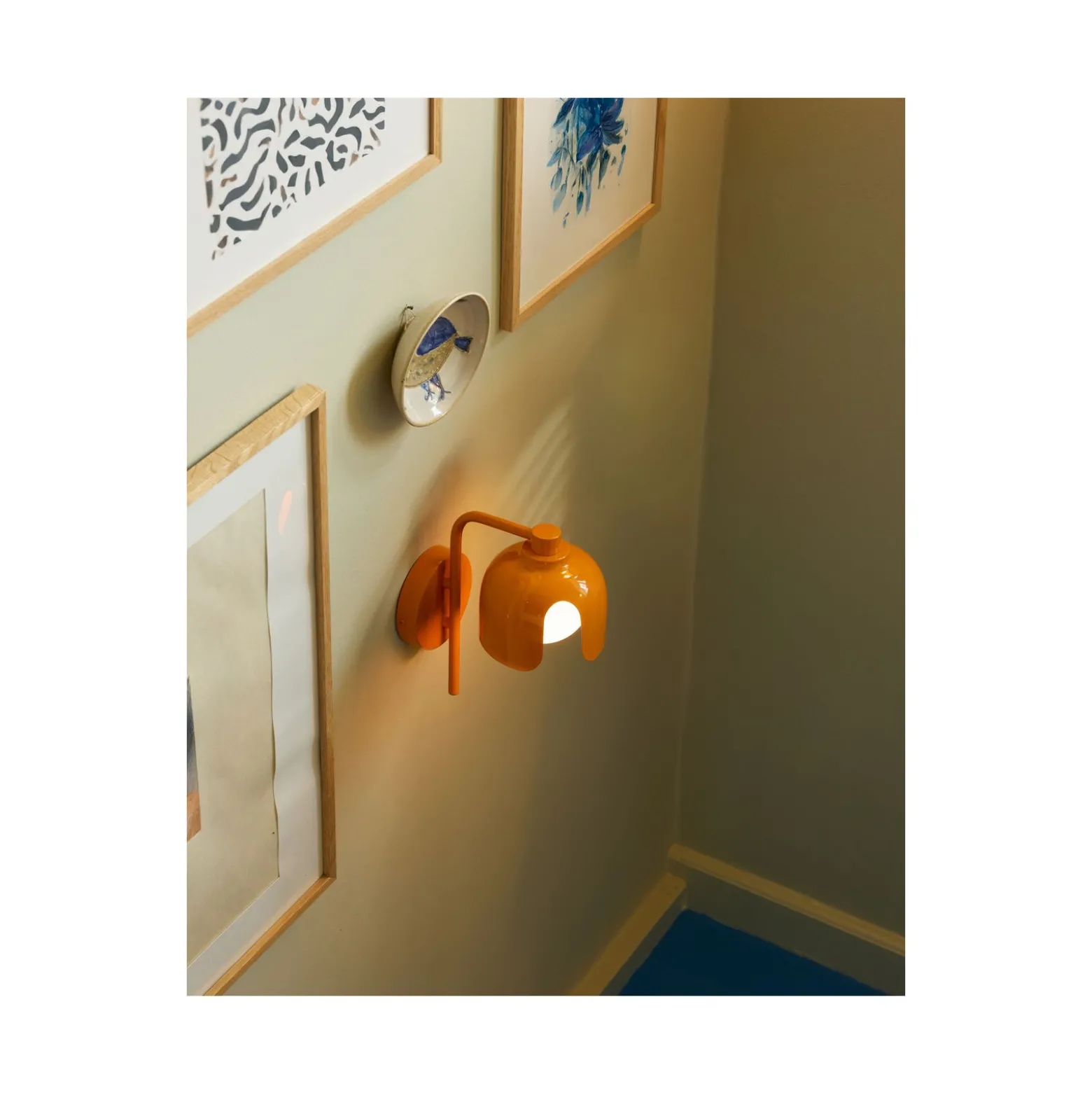 Ledvance Decor Corolle Vägglampa Apelsin | Passande för G9