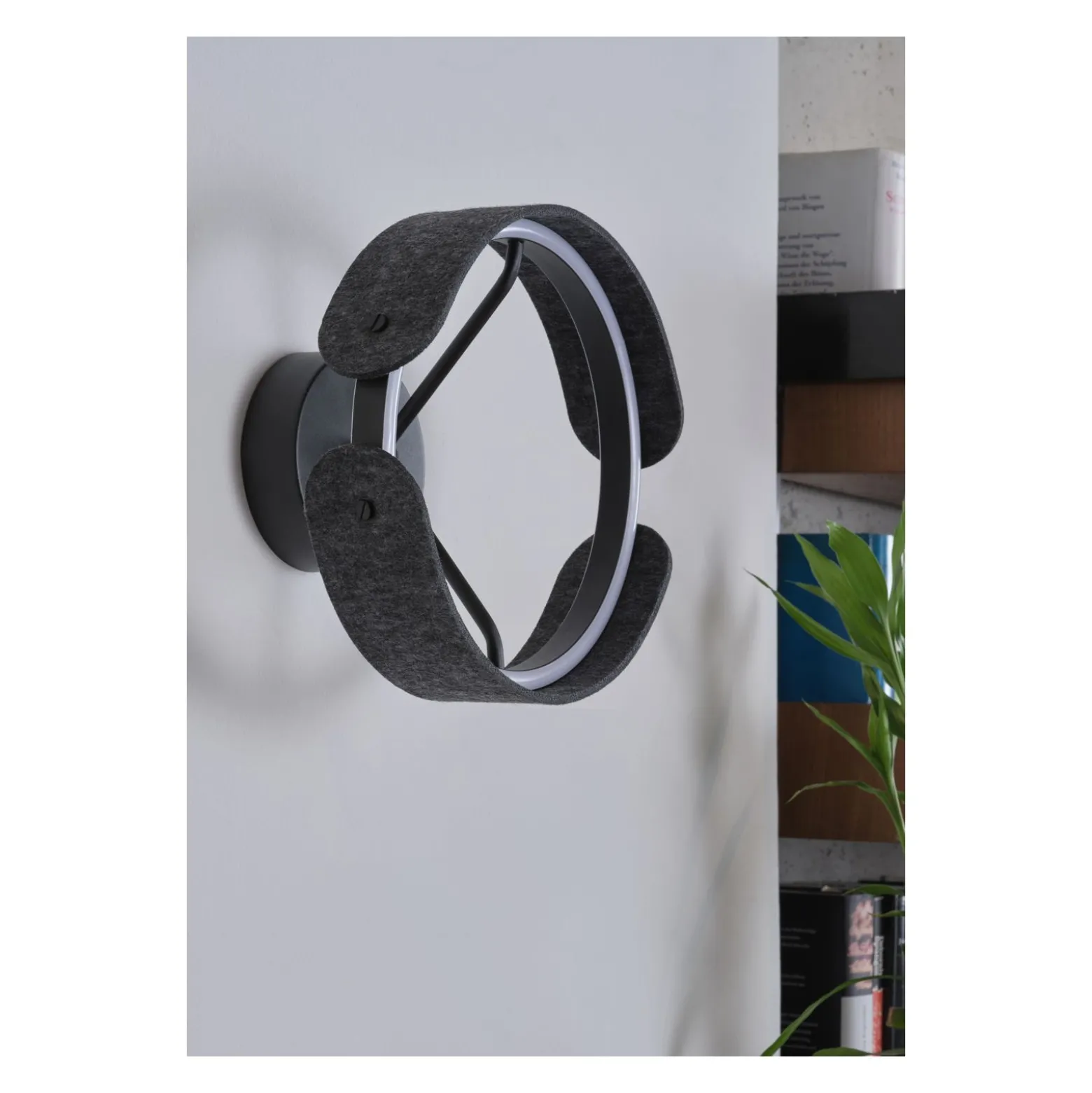 Ledvance Decor Curve Felt Vägglampa Grå 20W 530lm - 830 Varm Vit