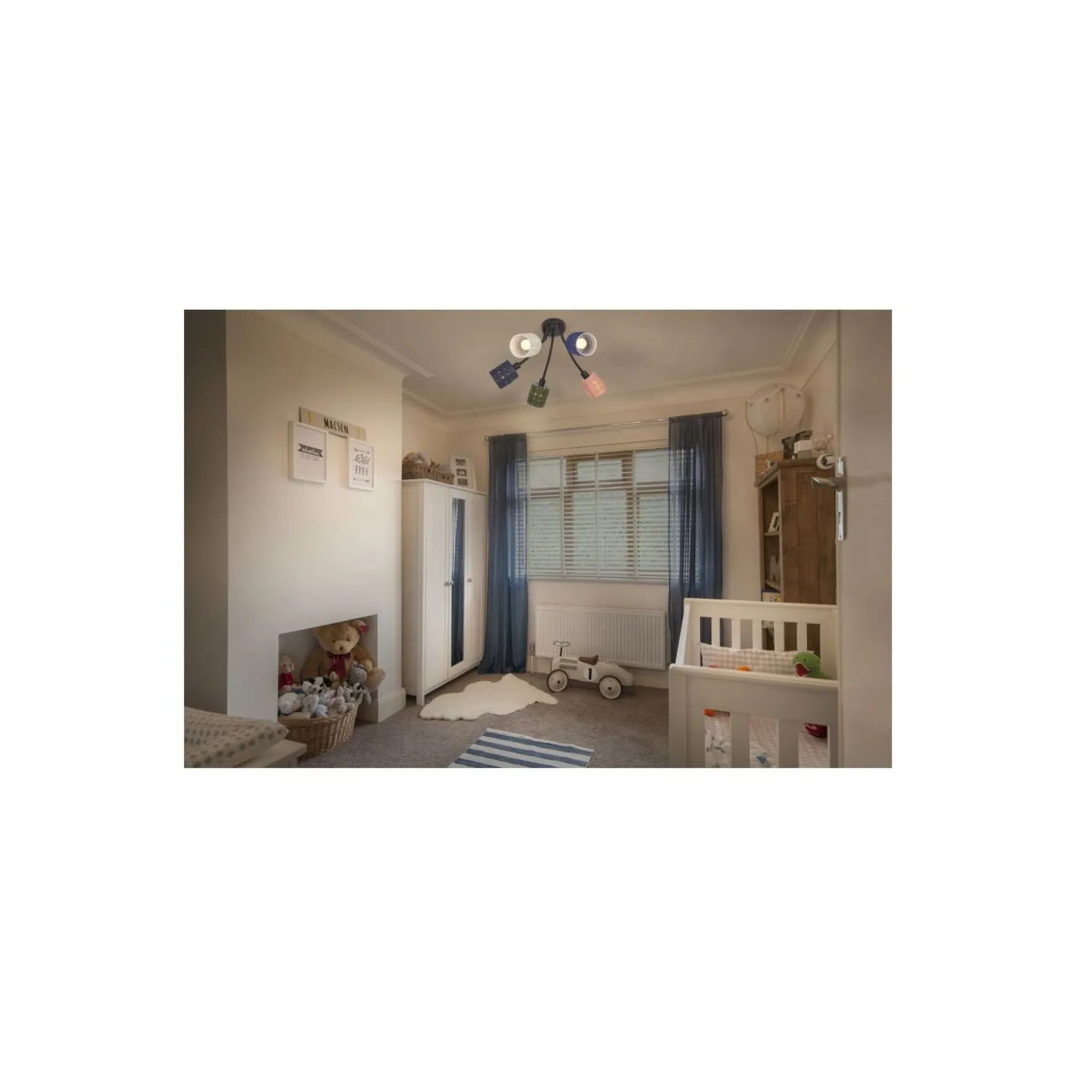 Ledvance Decor Felt Weaving Cans Tak Flerfärgad | Passande för 5X E14