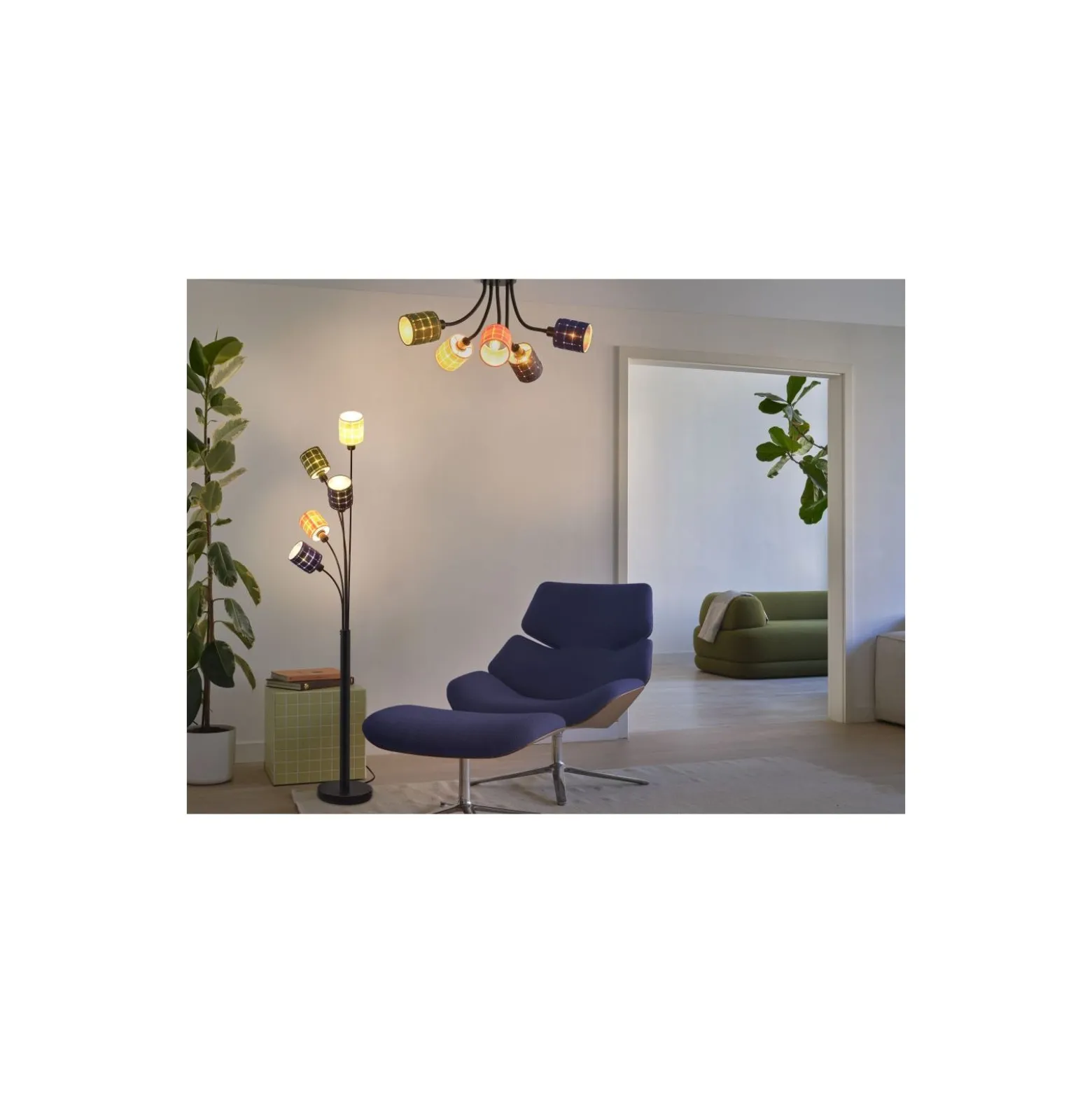 Ledvance Decor Felt Weaving Cans Tak Flerfärgad | Passande för 5X E14