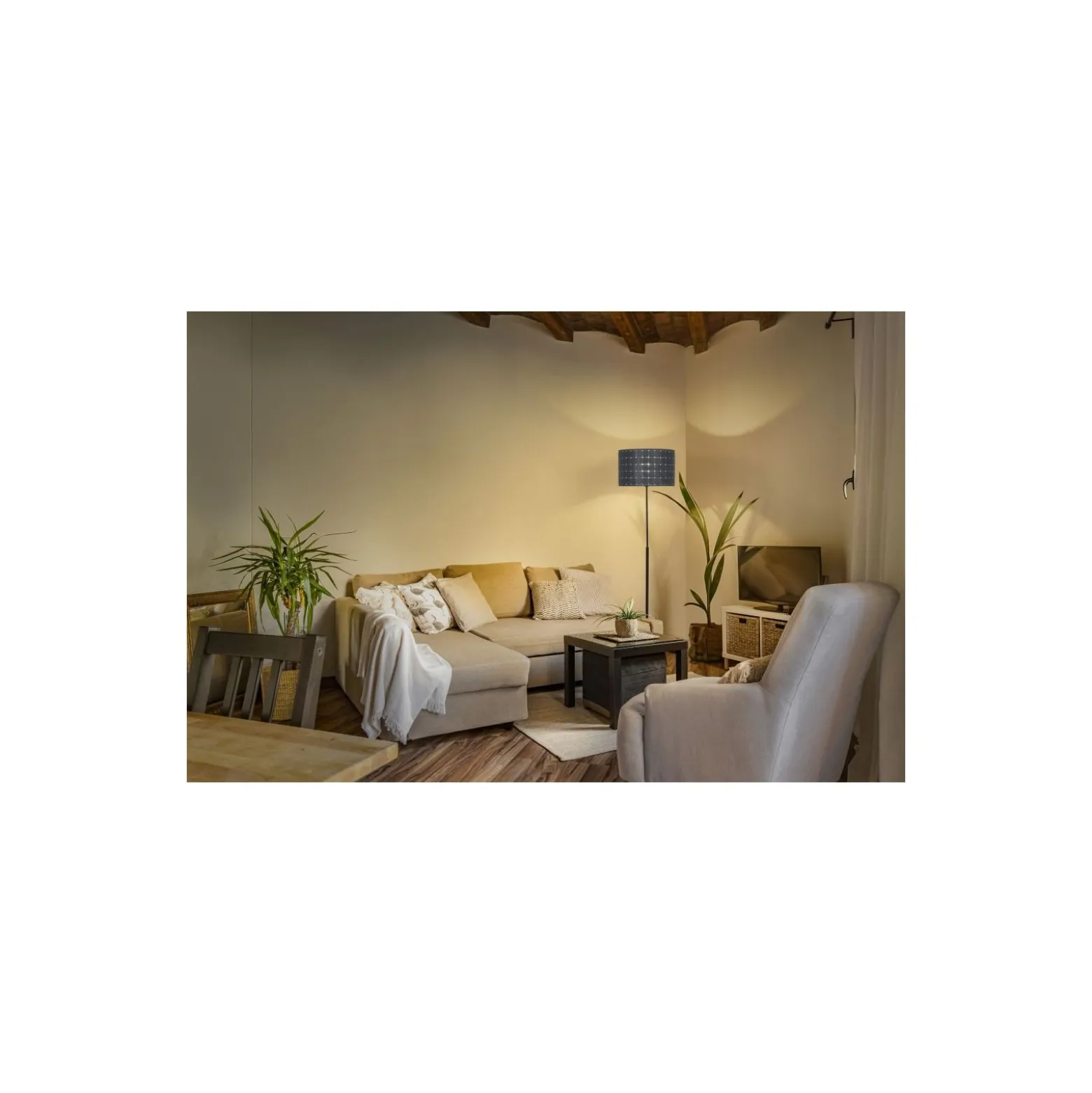 Ledvance Decor Felt Weaving Cans Golvlampa Mörk Grå | Passande för 5X E14