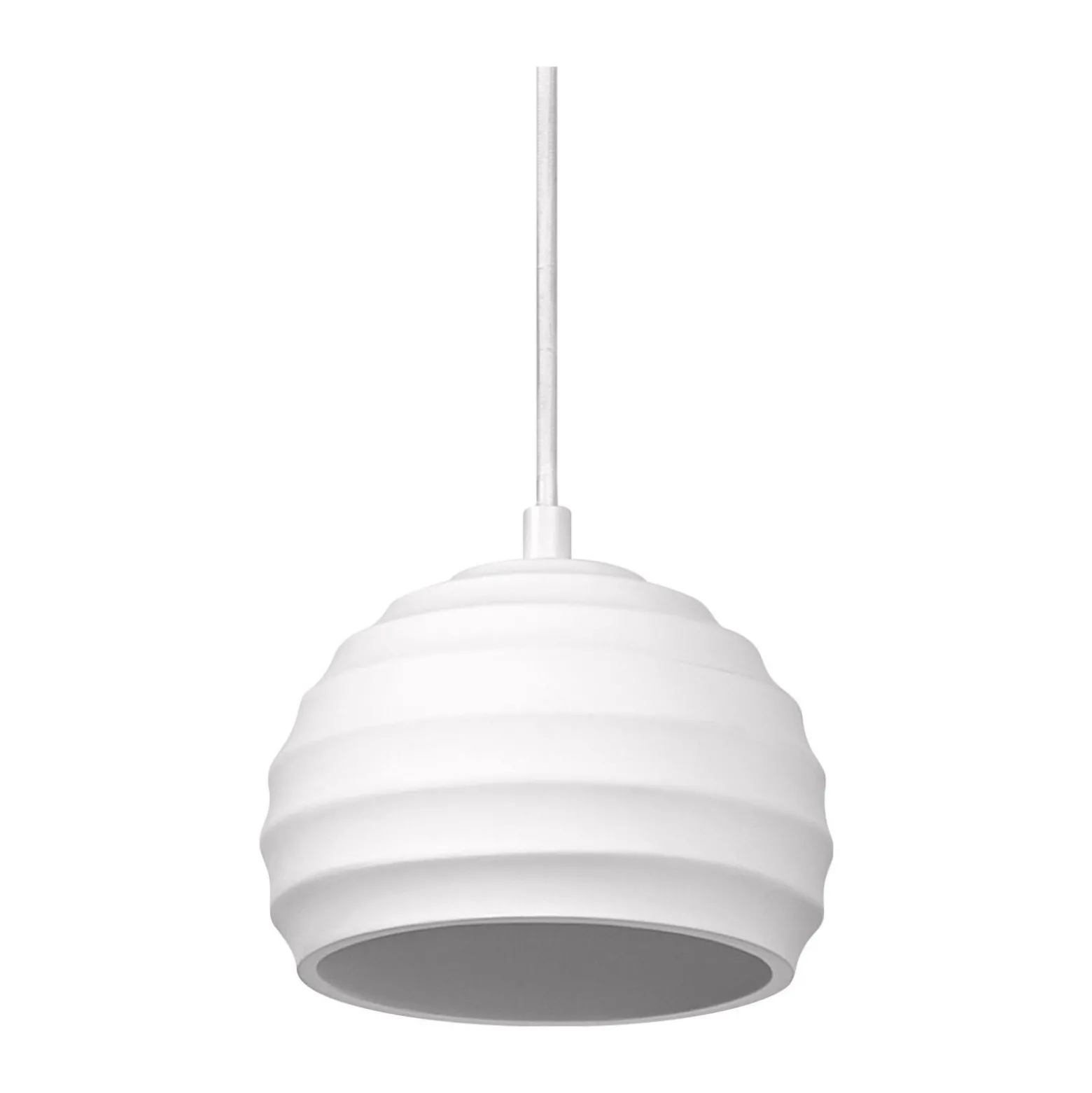 Ledvance Decor Gips/Stål Cup Pendellampa Vit | Passande för E27