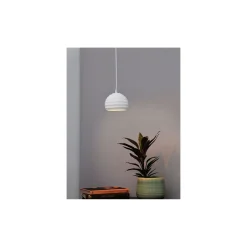 Ledvance Decor Gips/Stål Cup Pendellampa Vit | Passande för E27