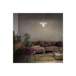 Ledvance Decor Gips/Stål Pure Pendellampa 300 Vit | Passande för E27