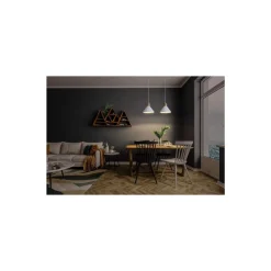Ledvance Decor Gips/Stål/Trä Pendellampa Vit | Passande för E27