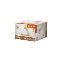 Ledvance Decor Gips/Stål/Trä Pendellampa Vit | Passande för E27