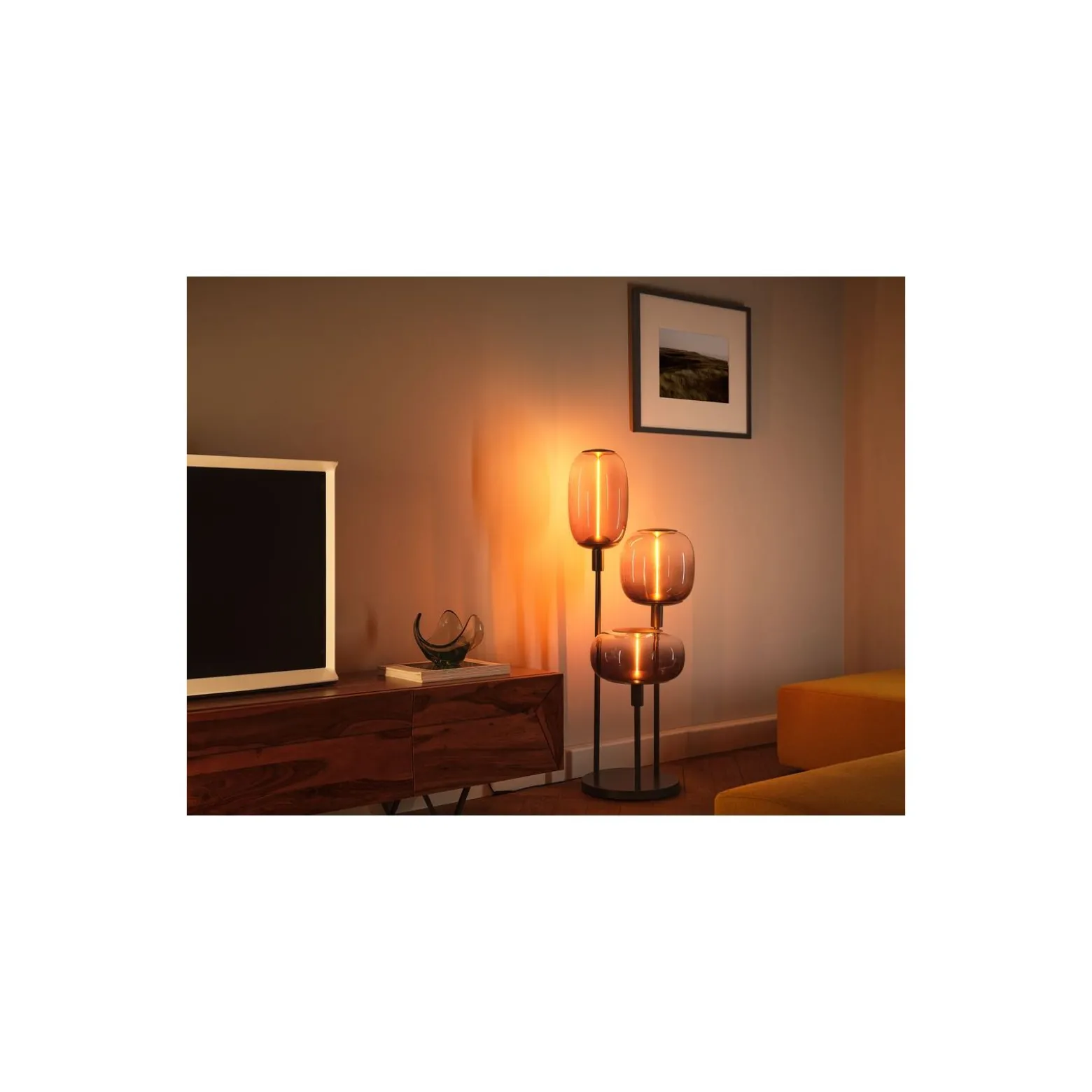 Ledvance Decor Golvlampa Stavformad Grå | Passande för 3x E27