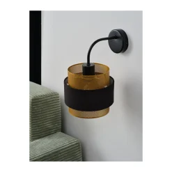 Ledvance Decor Hornet Vägglampa Svart | Passande för E27