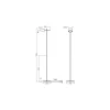 Ledvance Decor Kyoto Golvlampa Svart 12W 350lm - 930 Varm Vit | Bästa Färgåtergivning - Dimbar