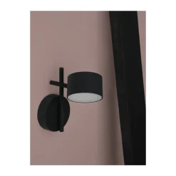 Ledvance Decor Kyoto Vägglampa Svart 12W 350lm - 930 Varm Vit | Bästa Färgåtergivning - Dimbar