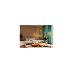 Ledvance Decor Papper Drop Gips/Stål Pendellampa Beige | Passande för 3X E27
