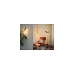 Ledvance Decor Papper Drop Gips/Stål Pendellampa Beige | Passande för 3X E27