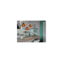 Ledvance Decor Papper Drop Papper/Stål Pendellampa Beige | Passande för 3X E27