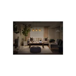 Ledvance Decor Papper Drop Papper/Stål Pendellampa Beige | Passande för 3X E27