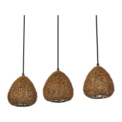 Ledvance Decor Papper Drop Papper/Stål Pendellampa Beige | Passande för 3X E27
