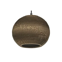 Ledvance Decor Pendellampa Boll Brun | Passande för 1x E27