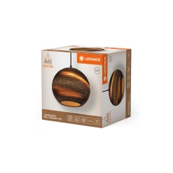 Ledvance Decor Pendellampa Boll Brun | Passande för 1x E27