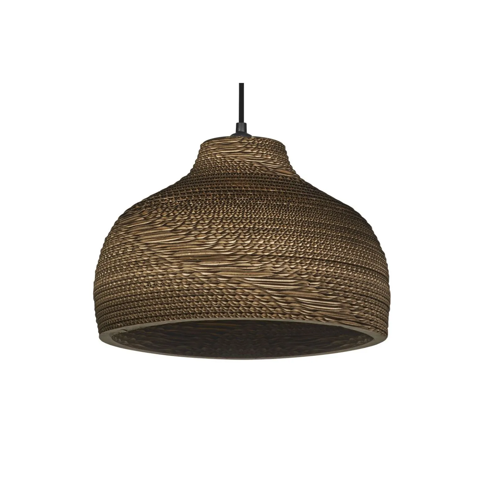 Ledvance Decor Pendellampa Hat Brun | Passande för 1x E27