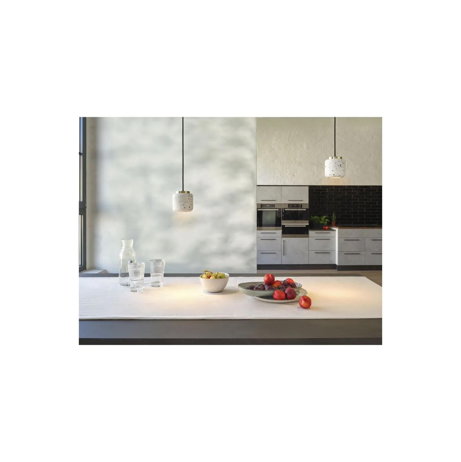 Ledvance Decor Pendellampa Terazzo Boll Vit | Passande för 1x GU10