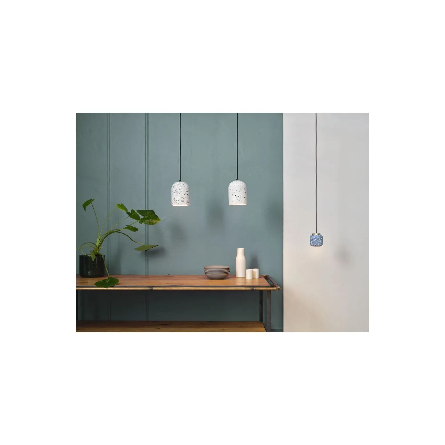 Ledvance Decor Pendellampa Terazzo Boll Blå | Passande för 1x GU10