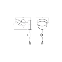 Ledvance Decor Puck Vägglampa Svart 11W 370lm - 930 Varm Vit | Bästa Färgåtergivning
