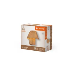 Ledvance Decor Vägglampa Bambu Brun | Passande för 1x E27