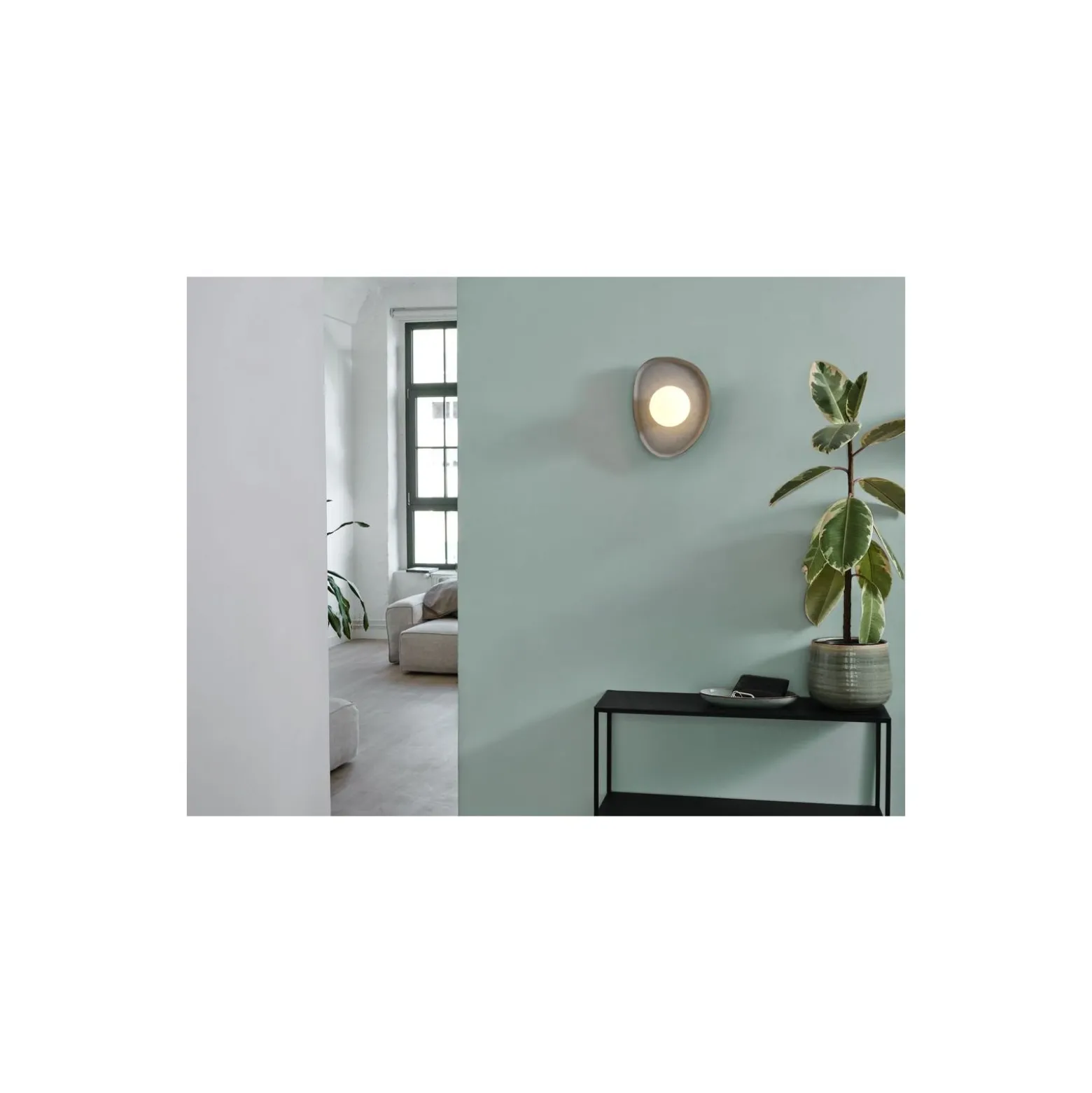 Ledvance Decor Vägglampa Betong Nest Grå | Passande för 1x G9