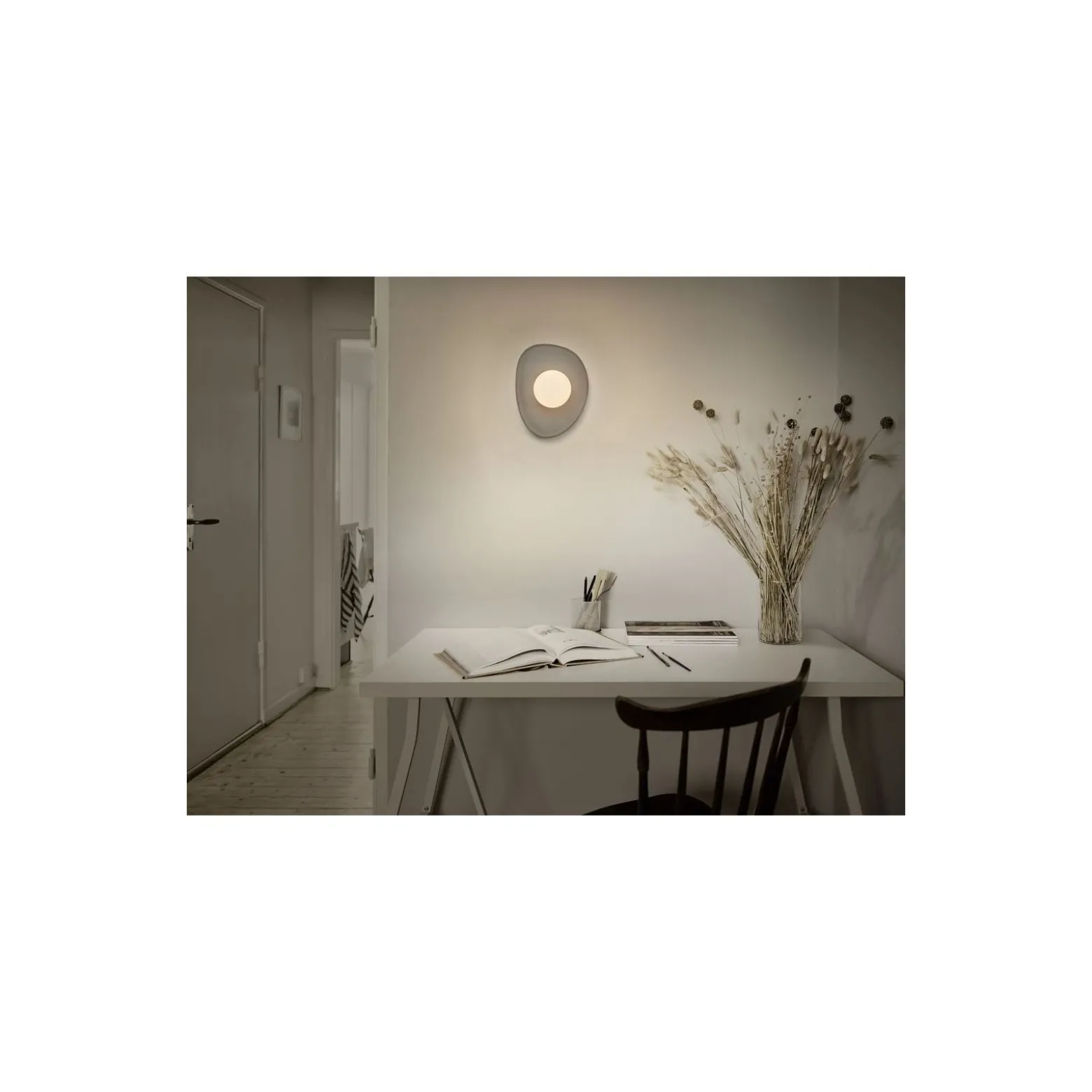 Ledvance Decor Vägglampa Betong Nest Grå | Passande för 1x G9