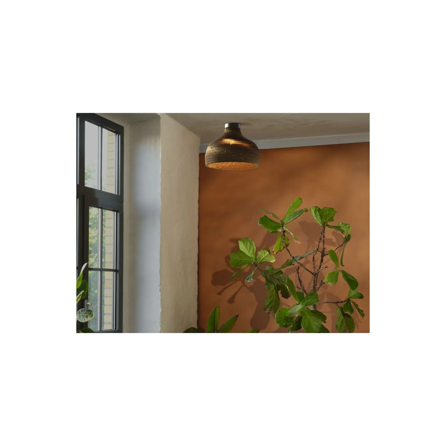 Ledvance Decor Vägg och Taklampa Hat Brun | Passande för 1x E27