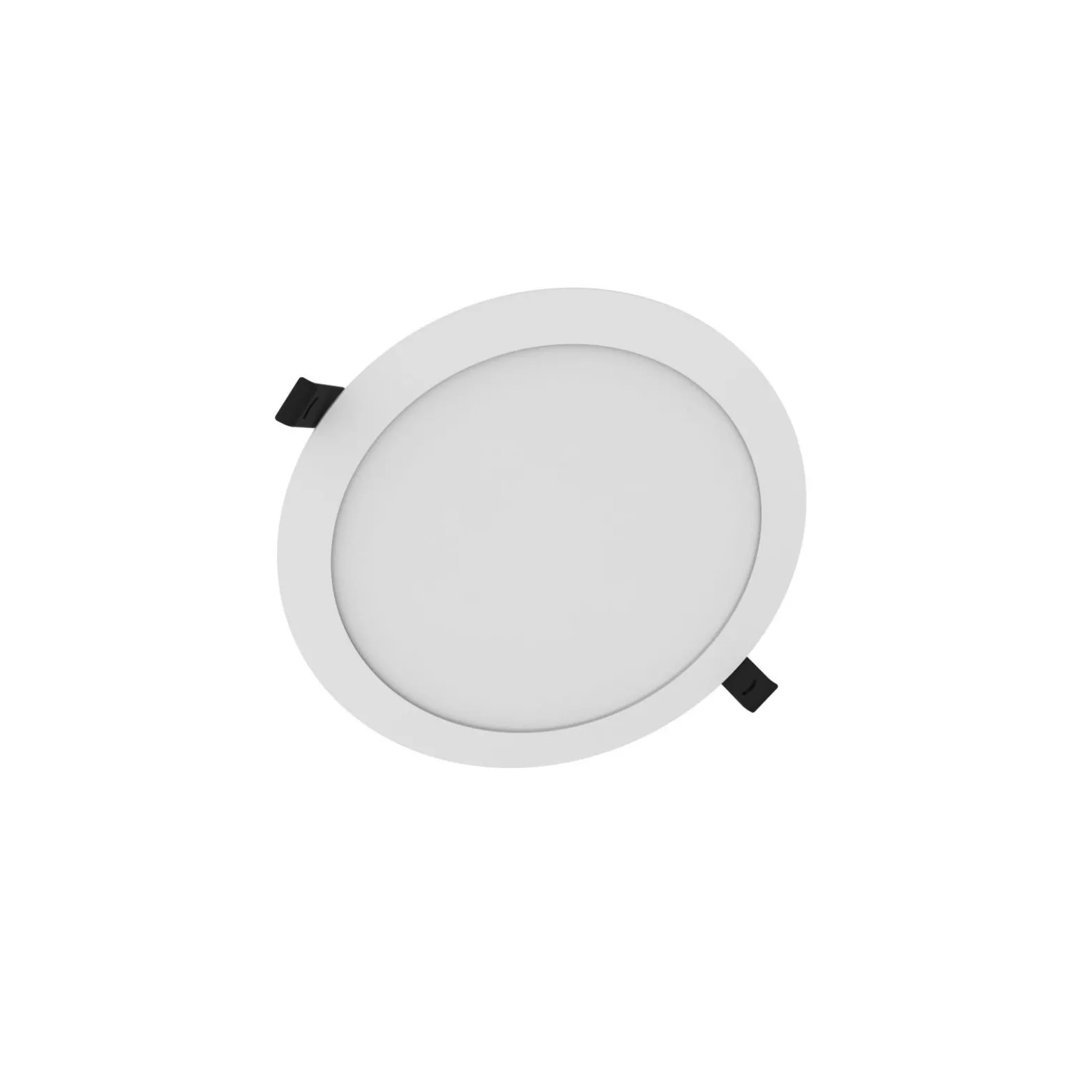 Ledvance Downlight Slim Alu Vit 19W 1900lm 90D - 830 Varm Vit | Utskärning 205mm - IP44