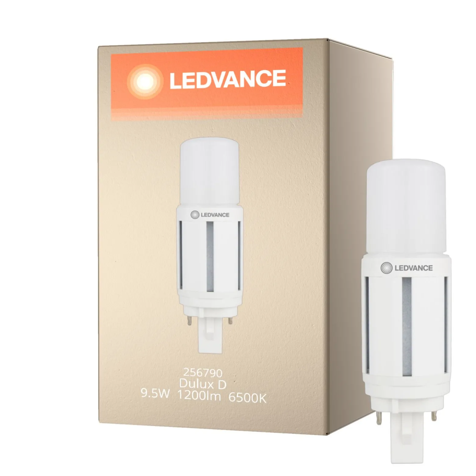Ledvance Dulux-D LED 9.5W - 865 Dagsljus | 2-Stift - Ersättare 26W