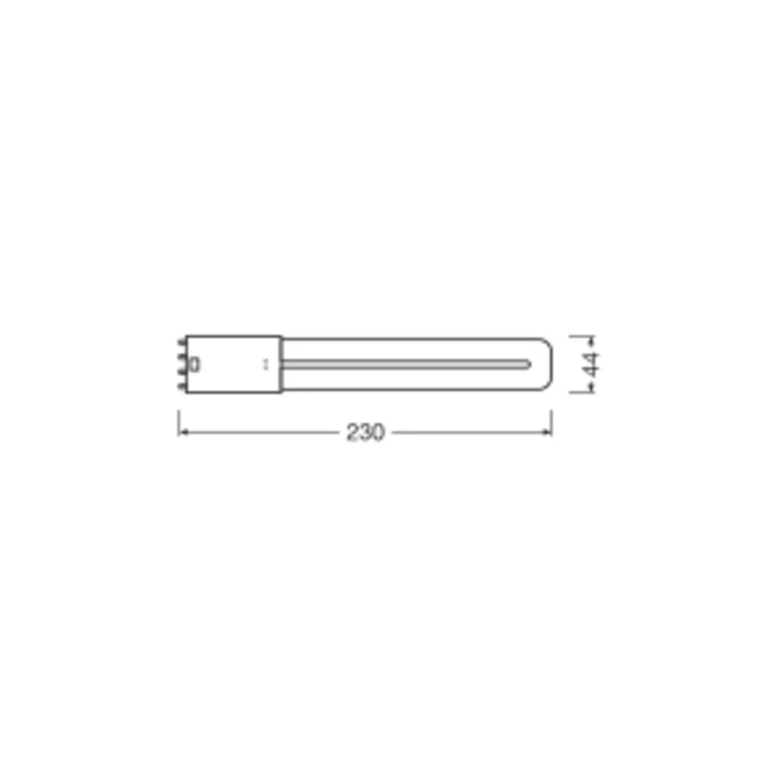 Ledvance DULUX LED L HF & AC Mains Value 8W 1000lm - 865 Dagsljus | Ersättare 18W
