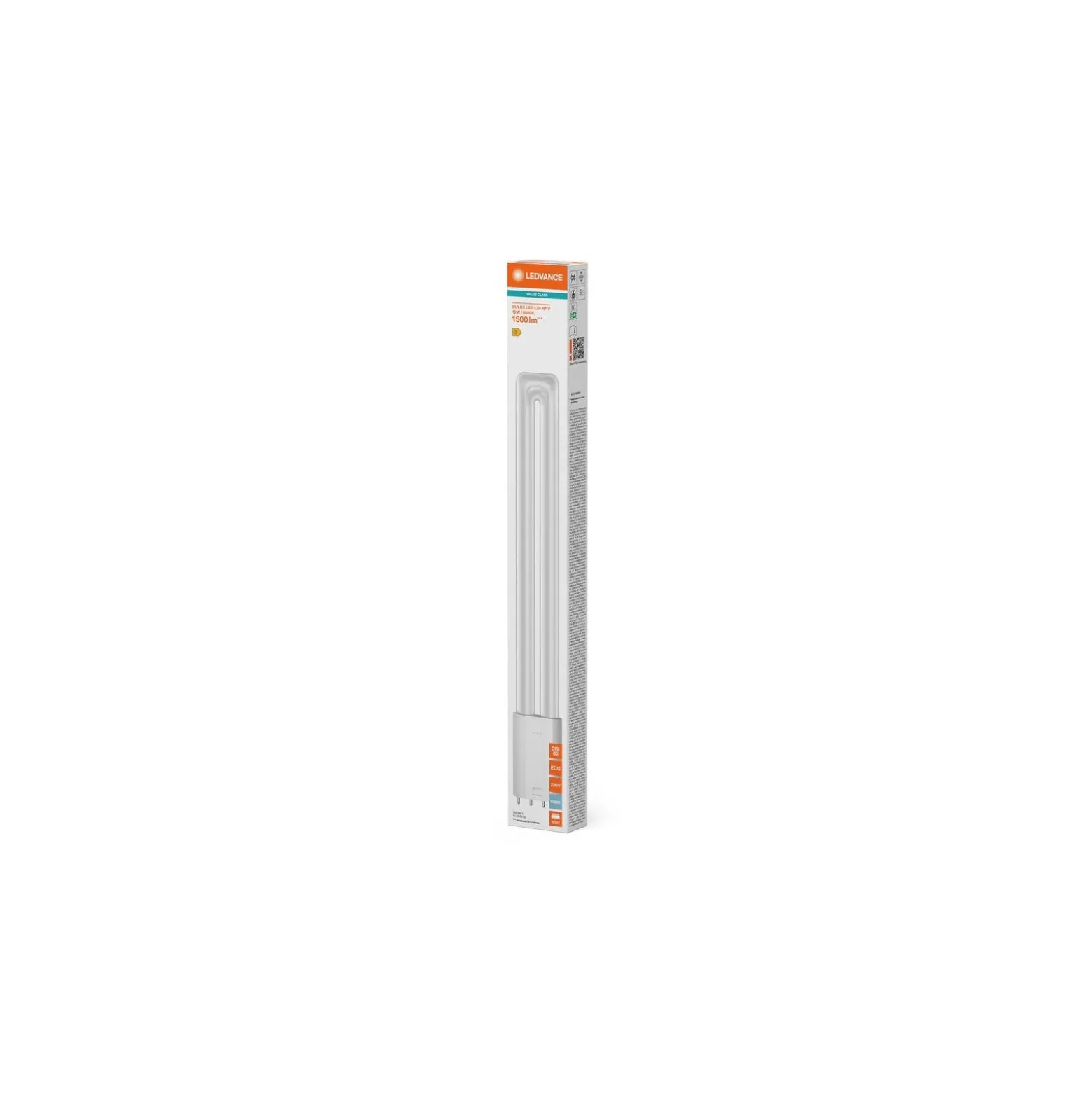 Ledvance Dulux-L LED 12W - 865 Dagsljus | 4-Stift - Ersättare 24W