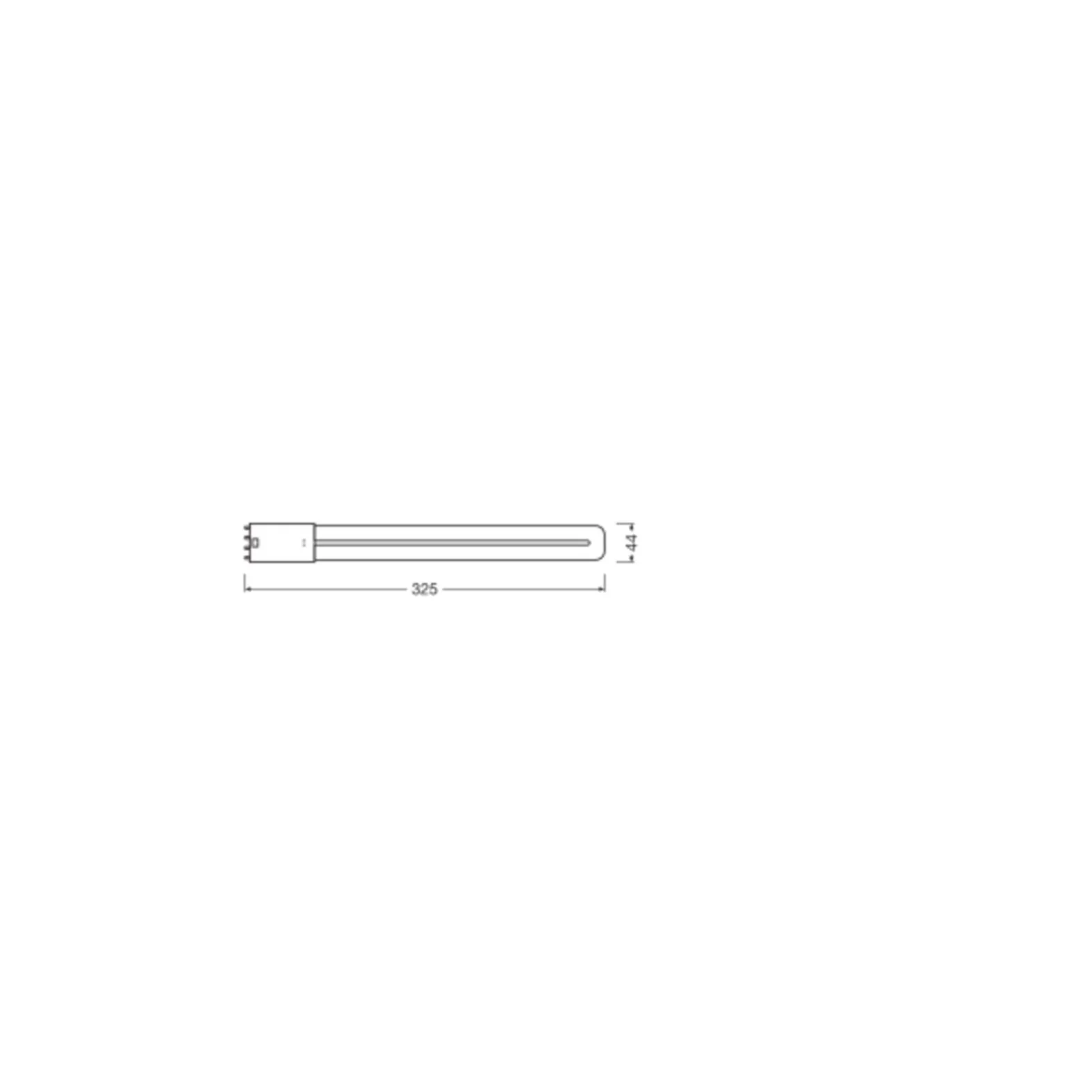 Ledvance Dulux-L LED 12W - 830 Varm Vit | 4-Stift - Ersättare 24W