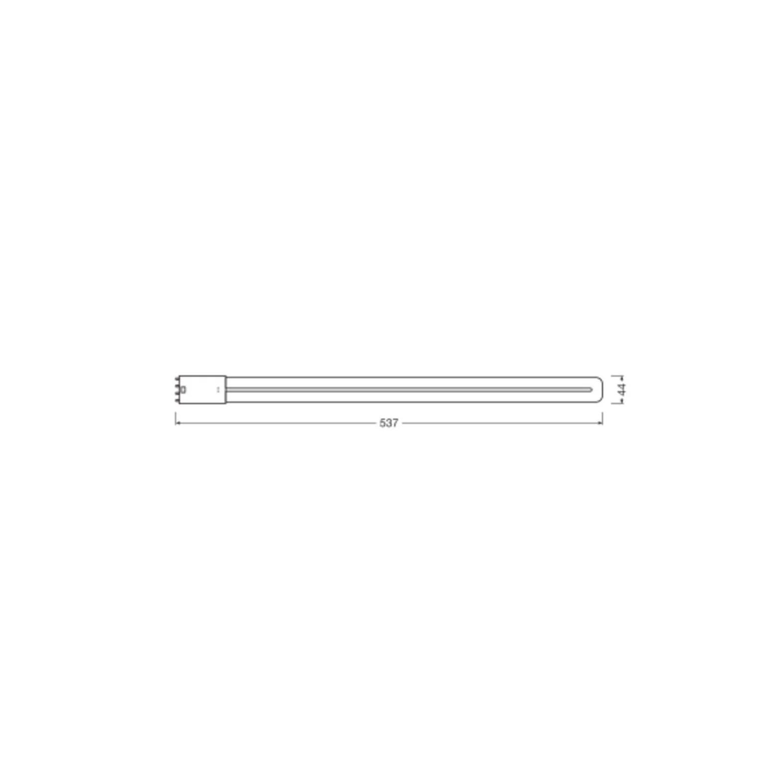 Ledvance Dulux-L LED 25W - 830 Varm Vit | 4-Stift - Ersättare 55W